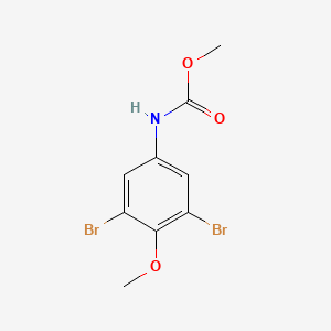 molecular formula C9H9Br2NO3 B14415989 Methyl (3,5-dibromo-4-methoxyphenyl)carbamate CAS No. 84970-84-3