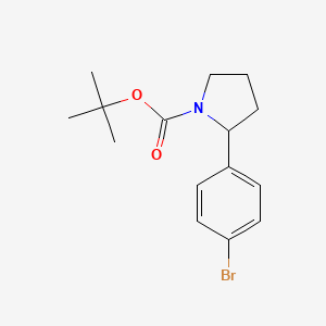 tert-Butyl 2-(4-bromophenyl)pyrrolidine-1-carboxylate