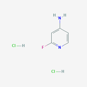 molecular formula C5H7Cl2FN2 B1441603 2-Fluoropyridin-4-amine dihydrochloride CAS No. 1187929-29-8