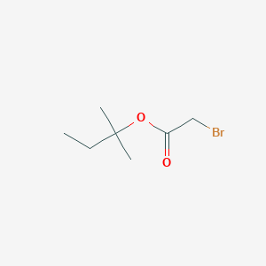 molecular formula C7H13BrO2 B14416047 Acetic acid, bromo, 1,1-dimethylpropyl ester CAS No. 82823-34-5