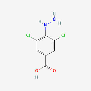 3,5-Dichloro-4-hydrazinylbenzoic acid
