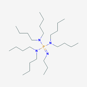 molecular formula C27H61N4P B14416062 N,N,N',N',N'',N''-Hexabutyl-N'''-propylphosphorimidic triamide CAS No. 80166-29-6