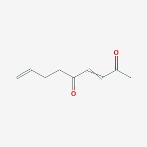 molecular formula C9H12O2 B14416071 Nona-3,8-diene-2,5-dione CAS No. 81880-18-4