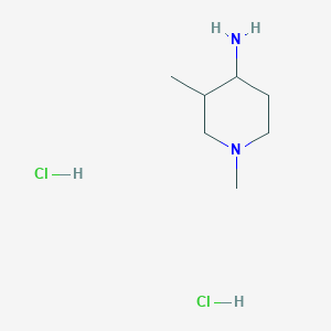molecular formula C7H18Cl2N2 B1441609 1,3-Dimethylpiperidin-4-amine dihydrochloride CAS No. 1187927-63-4