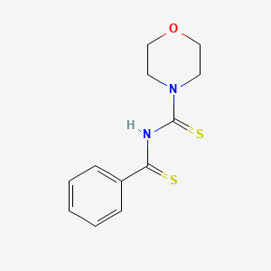 molecular formula C12H14N2OS2 B14416137 N-(Benzenecarbothioyl)morpholine-4-carbothioamide CAS No. 80733-27-3