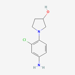 1-(4-Amino-2-chlorophenyl)-3-pyrrolidinol