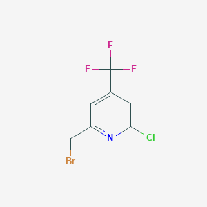 2-(Bromomethyl)-6-chloro-4-(trifluoromethyl)pyridine