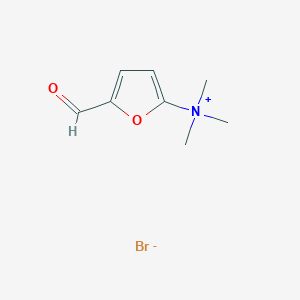 molecular formula C8H12BrNO2 B14416197 5-Formyl-N,N,N-trimethylfuran-2-aminium bromide CAS No. 82386-85-4