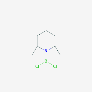 molecular formula C9H18BCl2N B14416217 Dichloro(2,2,6,6-tetramethylpiperidino)borane CAS No. 79855-29-1