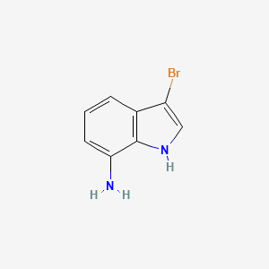 molecular formula C8H7BrN2 B1441623 3-Bromo-1H-indol-7-amine CAS No. 1084328-82-4