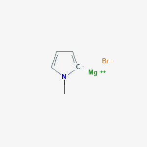 molecular formula C5H6BrMgN B14416247 Magnesium, bromo(1-methyl-1H-pyrrol-2-yl)- CAS No. 87236-62-2