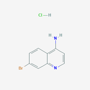 molecular formula C9H8BrClN2 B1441626 7-Bromoquinolin-4-amine hydrochloride CAS No. 1187931-88-9