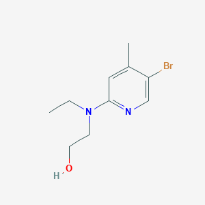 2-[(5-Bromo-4-methyl-2-pyridinyl)(ethyl)amino]-1-ethanol