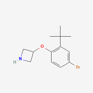 3-[4-Bromo-2-(tert-butyl)phenoxy]azetidine