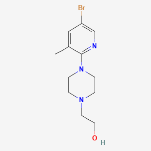 2-[4-(5-Bromo-3-methyl-2-pyridinyl)-1-piperazinyl]-1-ethanol