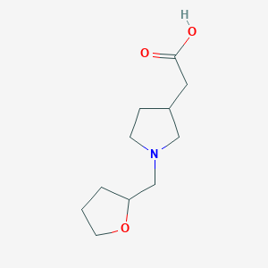 2-[1-(Tetrahydro-2-furanylmethyl)-3-pyrrolidinyl]-acetic acid