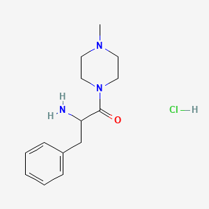 2-Amino-1-(4-methyl-1-piperazinyl)-3-phenyl-1-propanone hydrochloride