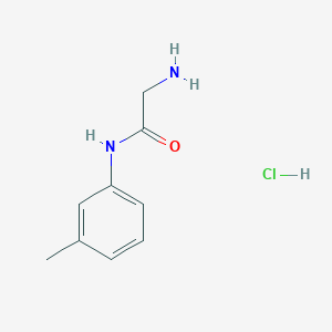 molecular formula C9H13ClN2O B1441643 2-Amino-N-(3-methylphenyl)acetamide hydrochloride CAS No. 1219964-55-2