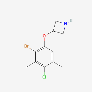 3-(2-Bromo-4-chloro-3,5-dimethylphenoxy)azetidine
