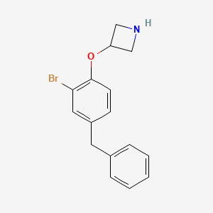 3-(4-Benzyl-2-bromophenoxy)azetidine