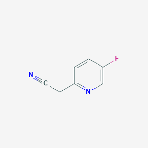 molecular formula C7H5FN2 B1441655 2-(5-Fluoropyridin-2-YL)acetonitrile CAS No. 960371-08-8