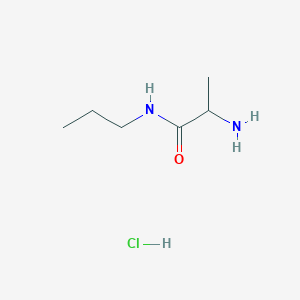 molecular formula C6H15ClN2O B1441659 2-Amino-N-propylpropanamide hydrochloride CAS No. 1236255-45-0