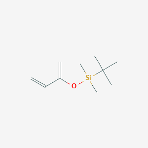 molecular formula C10H20OSi B14416648 Silane, (1,1-dimethylethyl)dimethyl[(1-methylene-2-propenyl)oxy]- CAS No. 80738-05-2