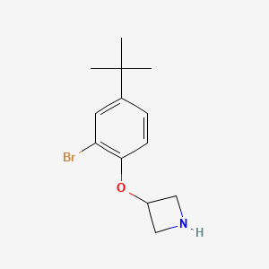 3-[2-Bromo-4-(tert-butyl)phenoxy]azetidine