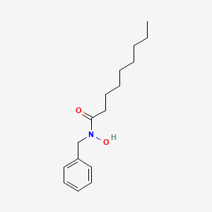 molecular formula C16H25NO2 B14416677 N-Benzyl-N-hydroxynonanamide CAS No. 85407-82-5
