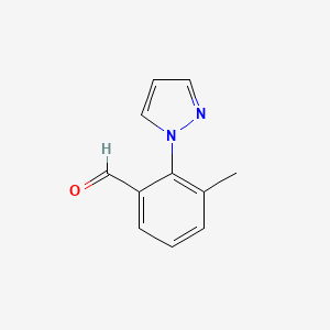 3-Methyl-2-(1H-pyrazol-1-YL)benzaldehyde