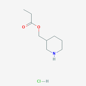 3-Piperidinylmethyl propanoate hydrochloride