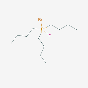 molecular formula C12H27BrFP B14416785 Bromo(tributyl)fluoro-lambda~5~-phosphane CAS No. 80646-38-4