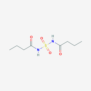 molecular formula C8H16N2O4S B14416803 N,N'-Sulfonyldibutanamide CAS No. 85797-17-7