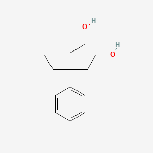molecular formula C13H20O2 B14416876 3-Ethyl-3-phenylpentane-1,5-diol CAS No. 84682-28-0