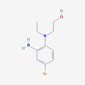 2-(2-Amino-4-bromoethylanilino)-1-ethanol