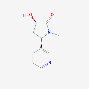 molecular formula C10H12N2O2 B014417 cis-3'-Hydroxy Cotinine CAS No. 37096-14-3