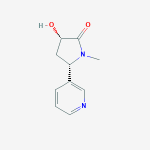 molecular formula C10H12N2O2 B014417 cis-3'-Hydroxycotinine CAS No. 37096-14-3