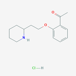1-{2-[2-(2-Piperidinyl)ethoxy]phenyl}-1-ethanone hydrochloride