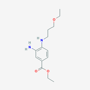 Ethyl 3-amino-4-[(3-ethoxypropyl)amino]benzoate