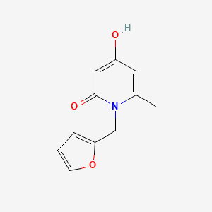 1-(2-Furylmethyl)-4-hydroxy-6-methylpyridin-2(1H)-one