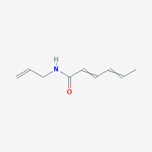 molecular formula C9H13NO B14417186 N-(Prop-2-en-1-yl)hexa-2,4-dienamide CAS No. 85738-12-1