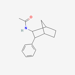 molecular formula C15H19NO B14417205 N-(3-Phenylbicyclo[2.2.1]heptan-2-yl)acetamide CAS No. 85267-40-9