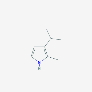 molecular formula C8H13N B14417208 2-Methyl-3-(propan-2-yl)-1H-pyrrole CAS No. 80278-01-9
