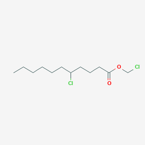 molecular formula C12H22Cl2O2 B14417235 Chloromethyl 5-chloroundecanoate CAS No. 80418-91-3