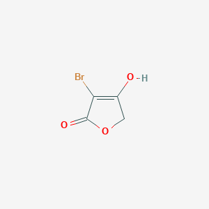 molecular formula C4H3BrO3 B1441724 3-Bromo-4-hydroxy-5H-furan-2-one CAS No. 21151-51-9