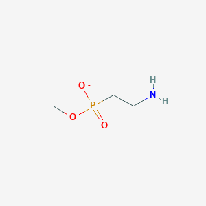 molecular formula C3H9NO3P- B14417298 Methyl (2-aminoethyl)phosphonate CAS No. 82155-11-1