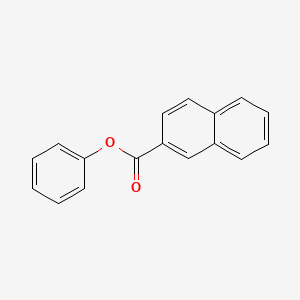 molecular formula C17H12O2 B14417360 Phenyl naphthalene-2-carboxylate CAS No. 82408-29-5