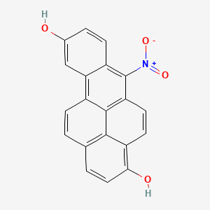 molecular formula C20H11NO4 B14417399 Benzo(a)pyrene-3,9-diol, 6-nitro- CAS No. 82039-12-1