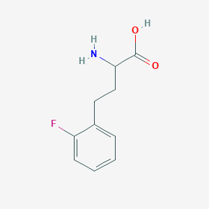 molecular formula C10H12FNO2 B1441742 2-FLUORO-DL-HOMOPHENYLALANINE CAS No. 225233-81-8