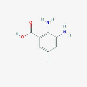 molecular formula C8H10N2O2 B1441744 2,3-Diamino-5-methylbenzoic acid CAS No. 37901-87-4